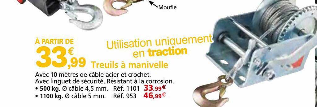 treuils à manivelle