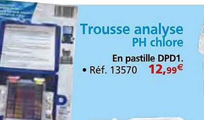 trousse analyse ph chlore
