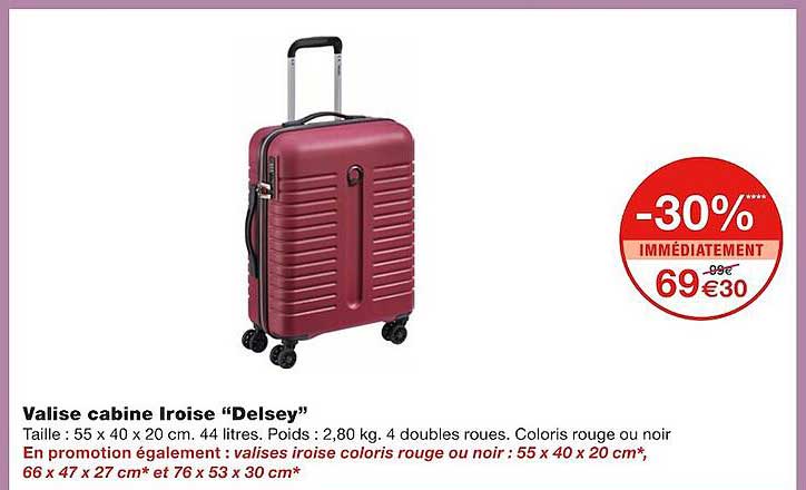 valise cabine iroise "delsey"