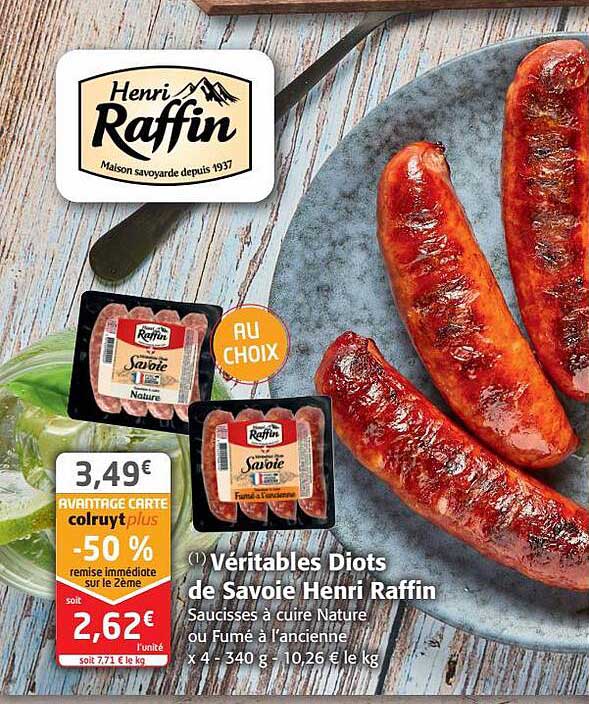 véritables diots de savoie henri raffin