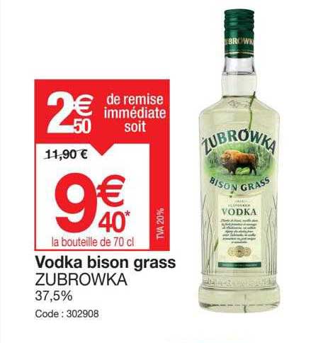 vodka bison grass zubrowka