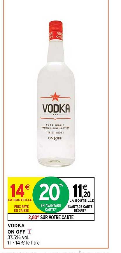 vodka on off