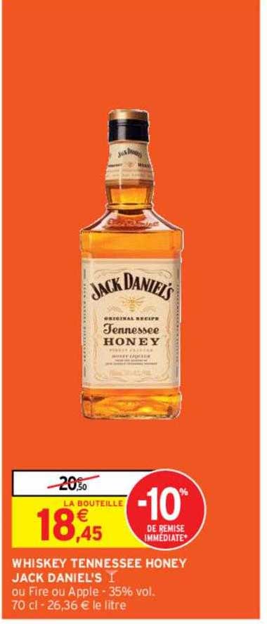 whiskey tennessee honey jack daniel's
