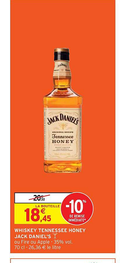 whiskey tennessee honey jack daniel's