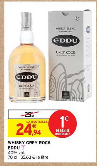 whisky grey rock eddu