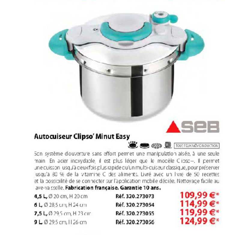 autocuiseur clipso'minut easy