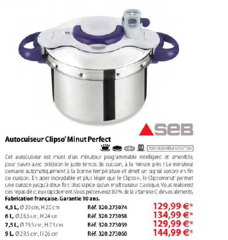 autocuiseur clipso'minut perfect