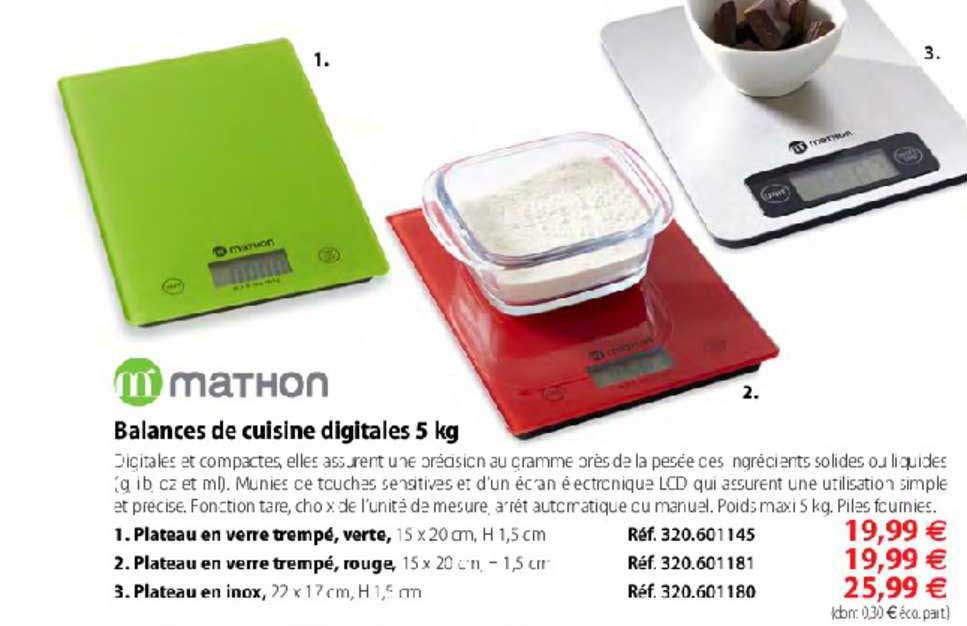 balances de cuisine digitales 5 kg