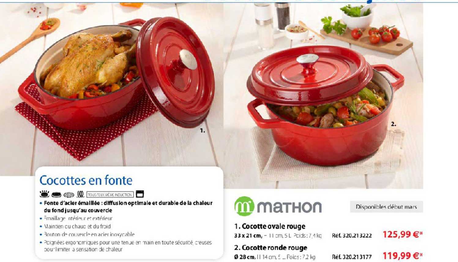 Cocotte Ovale Rouge Cocotte Ronde Rouge