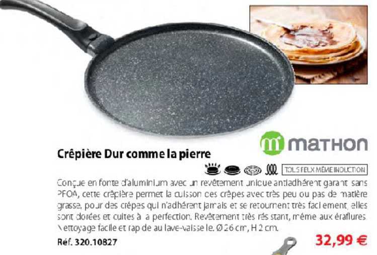 crêpière dur comme la pierre