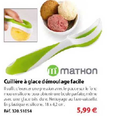 Cuillère à Glace Démoulage Facile
