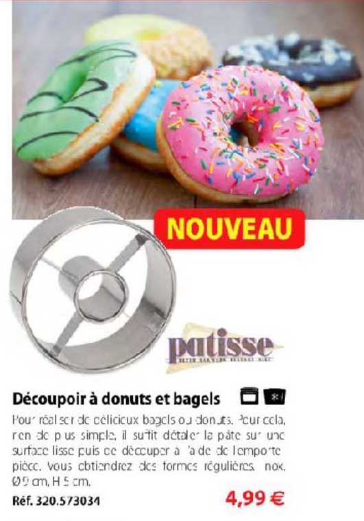 découpoir à donuts et bagels patisse