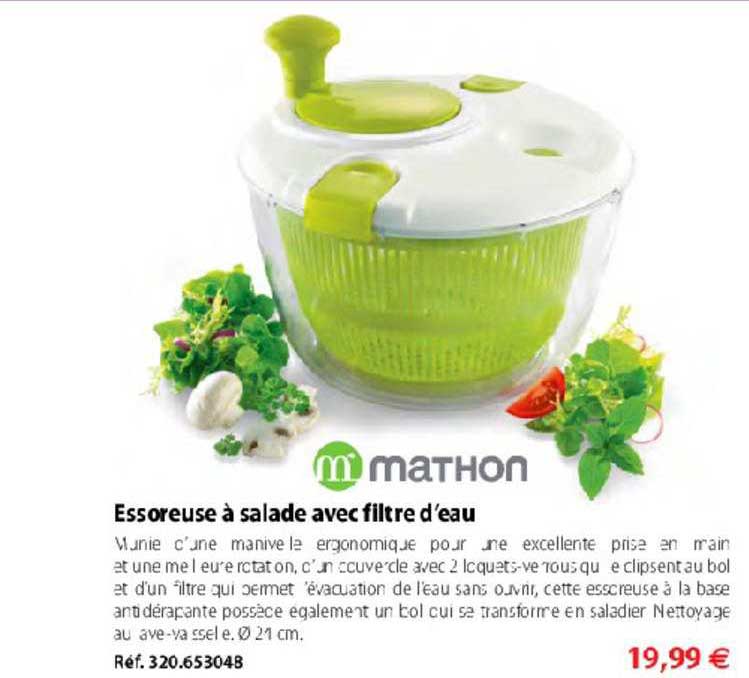 Essoreuse à Salade Avec Filtre D'eau