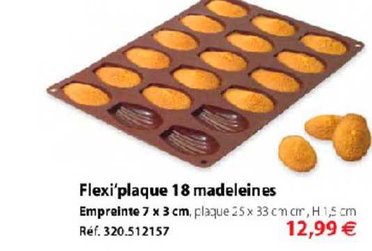 flexi'plaque 18 madeleines