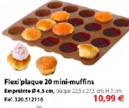 flexi'plaque 20 mini muffins
