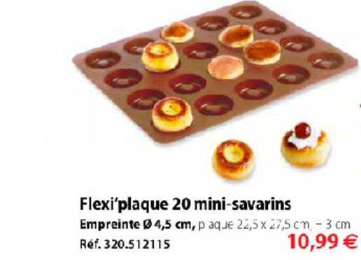 flexi'plaque 20 mini savarins