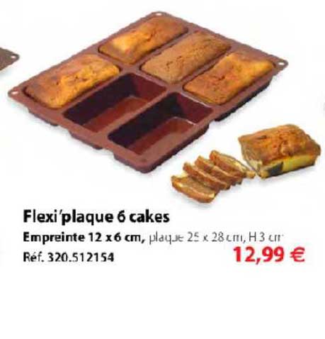 flexi'plaque 6 cakes