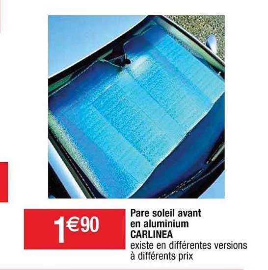pare soleil avant en aluminium carlinea
