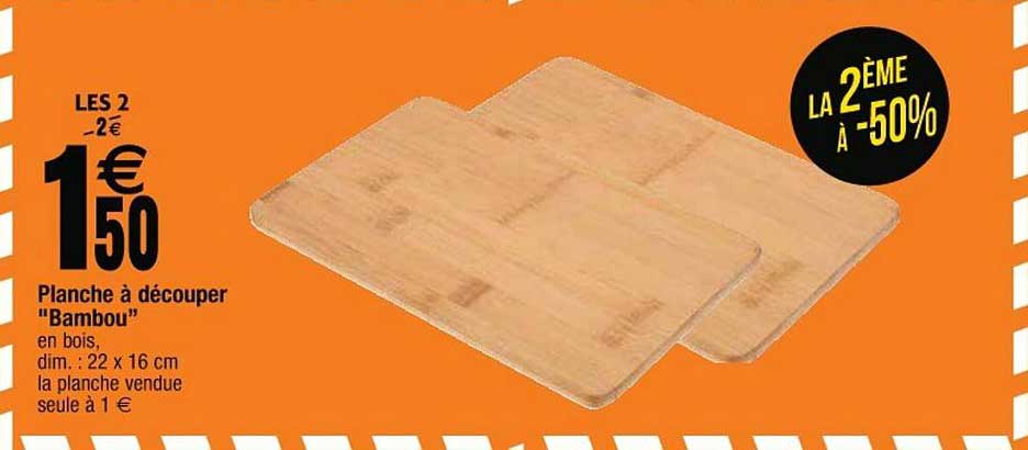 Planche à Découper Bambou