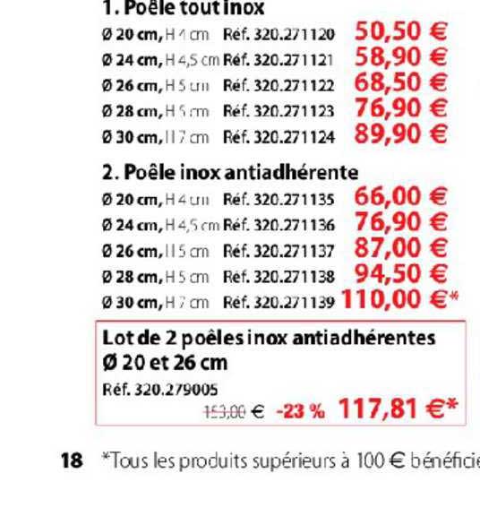 Poêle Tout Inox Poêle Inox Antiadhérente