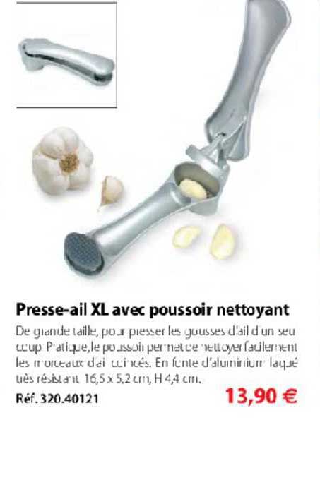 presse ail xl avec poussoir nettoyant