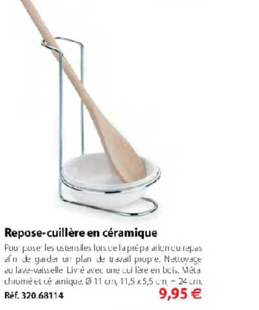 repose cuillère en céramique