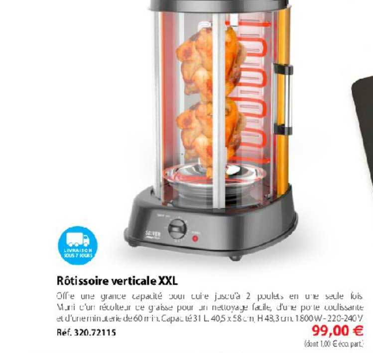 rôtissoire verticale xxl