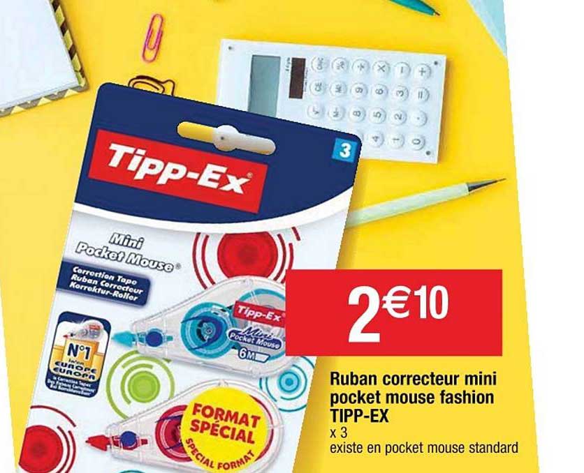ruban correcteur mini pocket mouse fashion tipp ex