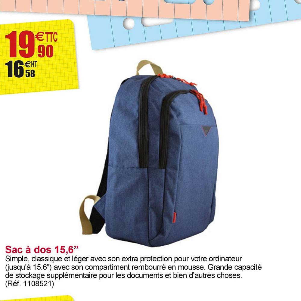 sac à dos 15 6 pouces