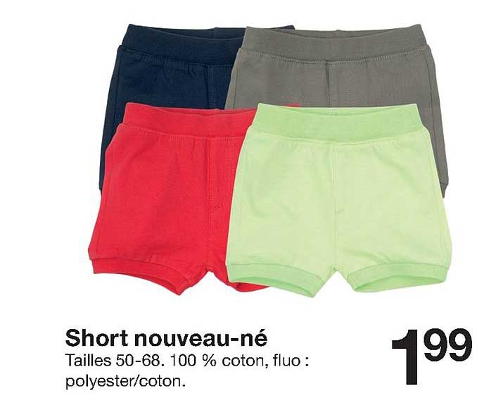 Short Nouveau Né