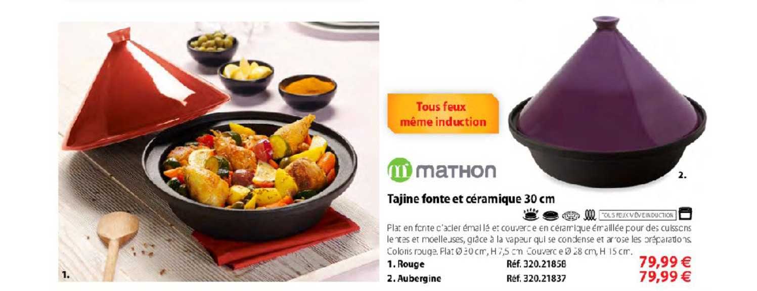 Tajine Fonte Et Céramique 30 Cm