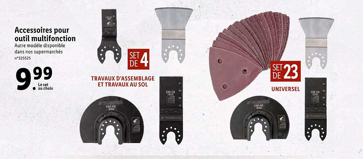 Accessoires Pour Outil Multifonction