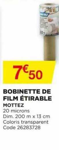 Bobinette De Film étirable Mottez