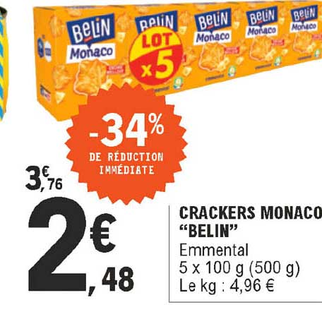 Crackers Monaco "belin"