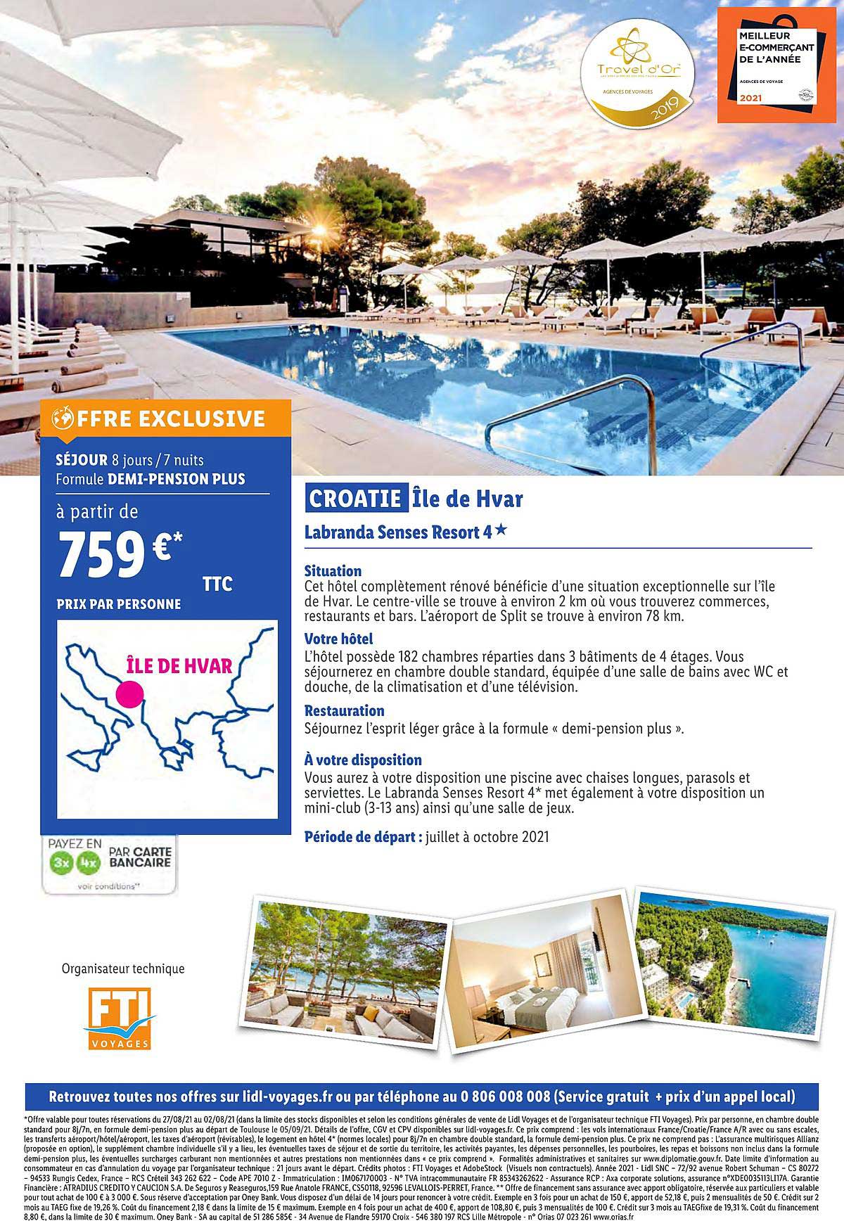 croatie île de hvar