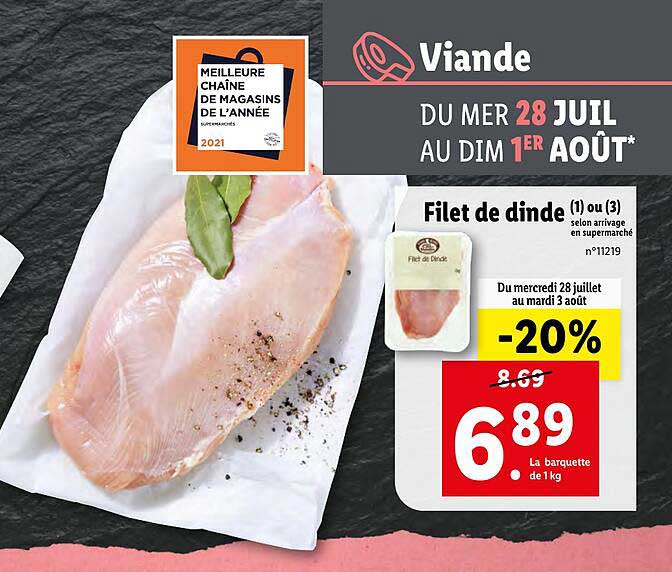 Filet De Dinde