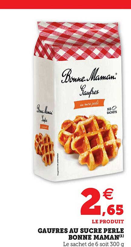 Gaufres Au Sucre Perle Bonne Maman