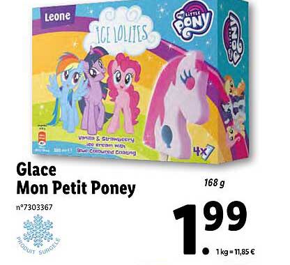 glace mon petit poney léone