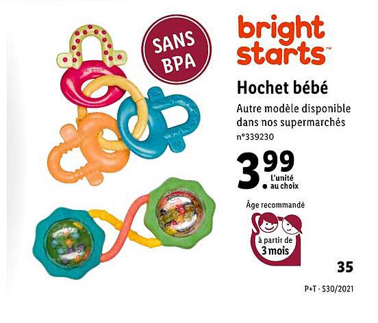 hochet bébé bright starts