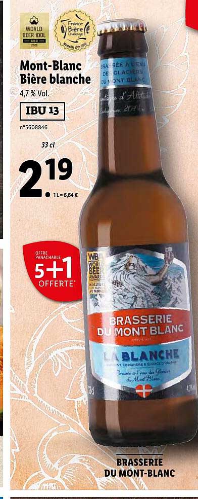 mont-blanc bière blanche
