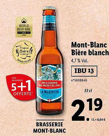 mont-blanc bière blanche