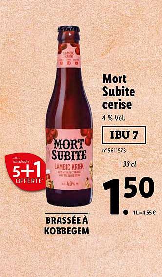 mort subite cerise