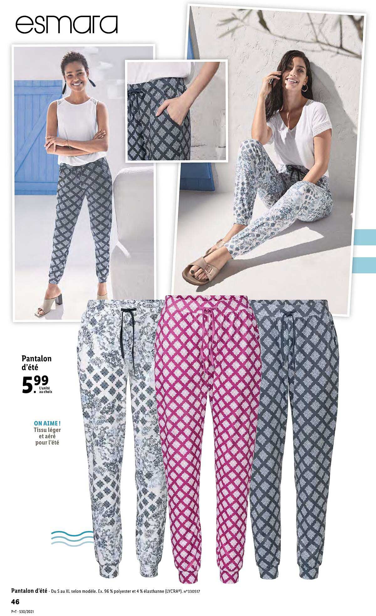 Pantalon D'été Esmara