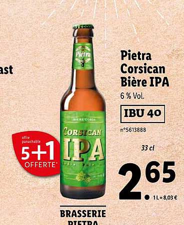 Pietra Corsican Bière Ipa