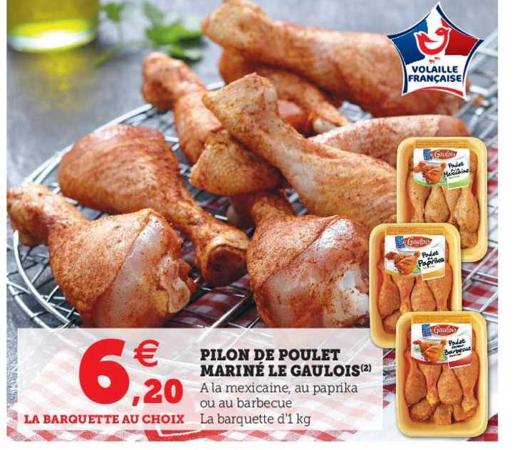 Pilon De Poulet Mariné Le Gaulois