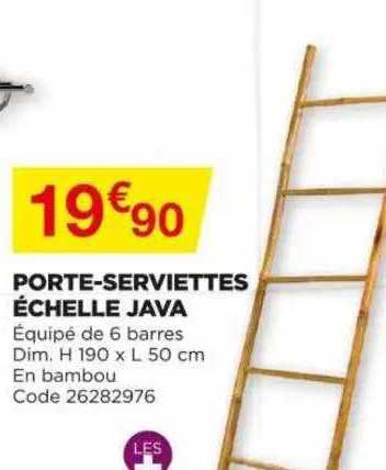 porte-serviettes échelle java