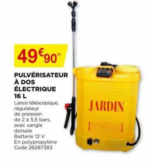 Pulvérisateur à Dos électrique 16 L