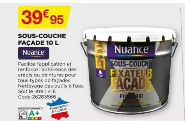 sous-couche façade 10 l nuance