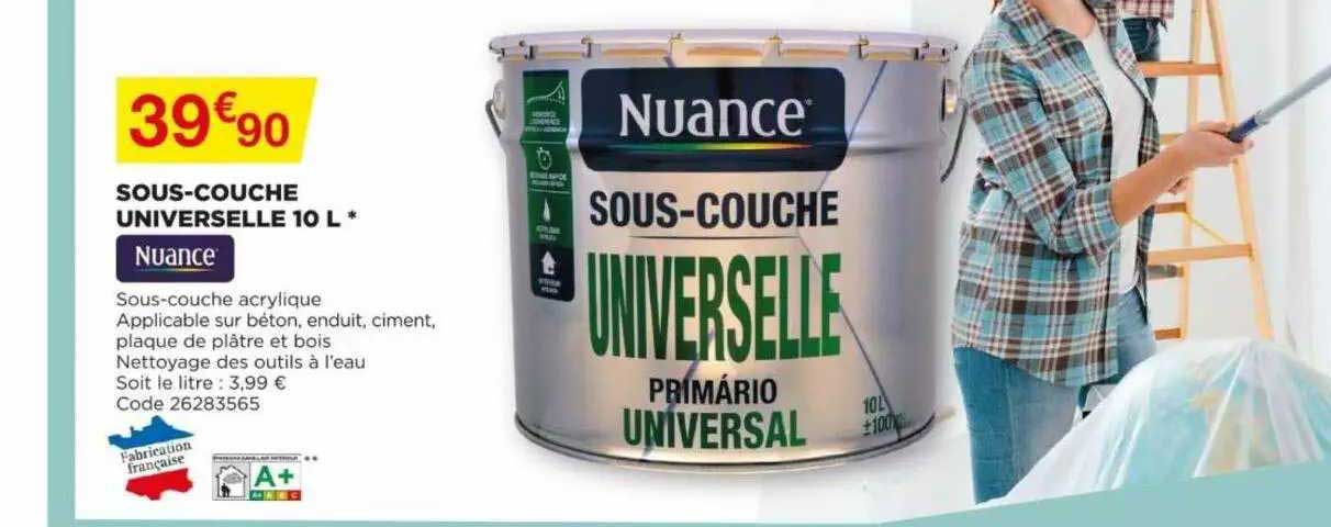 sous-couche universelle 10 l nuance