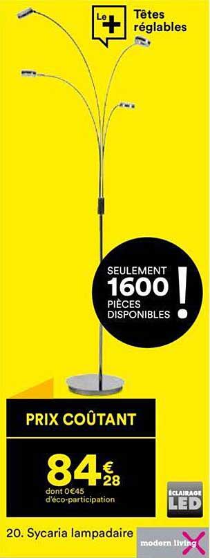 sycaria lampadaire modern living